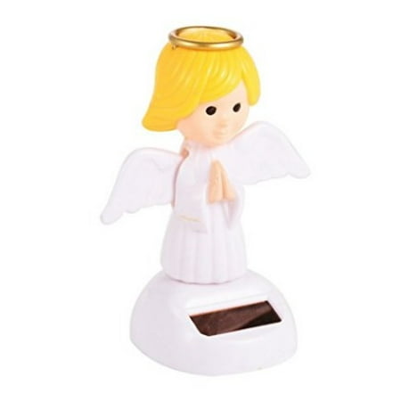 - Solar Power Motion Toy Angel Pray Figurine Light Activated Car Office Home Decor Cute Novelty Gift Suncatcher