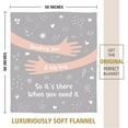 thumbnail image 5 of Afterprints Get Well Gifts for Women Men, Hug/Healing Blanket, Thinking of You/Cancer Care/Sympathy/After Surgery Gifts for Friends, Sister, Coworkers, Soft Throw Blankets 50'' x 60'', 5 of 7