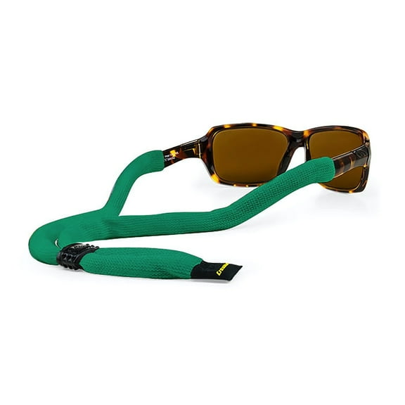 Croakies Suiters Eyewear Retainer, Med. 3-9mm - Emerald