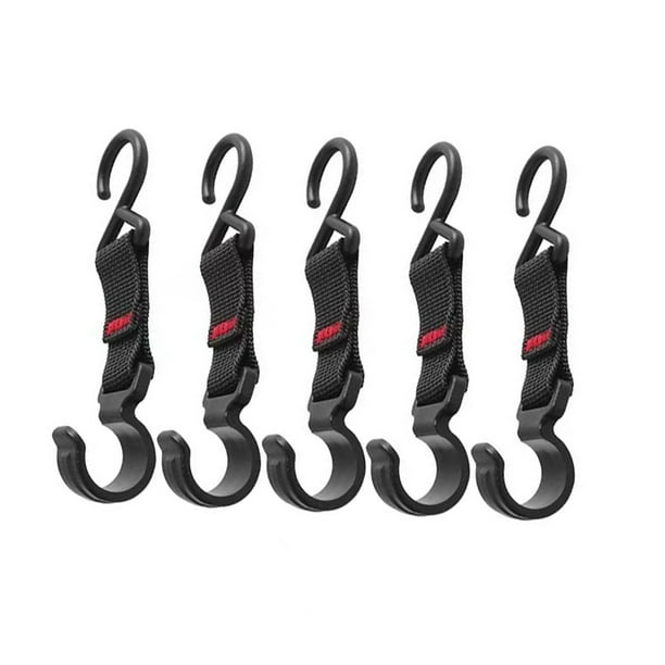 Speravity 5 uds/set 5 uds Correa S-gancho soportes para toldo ganchos de almacenamiento estante colgante gancho de Camping funcional Accesorios para vehículos recreativos