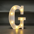 thumbnail image 3 of Fasiaou LED Marquee Letter Lights Sign, Light Up Alphabet Letter for Home Party Wedding Decoration G, 3 of 6