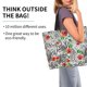thumbnail image 2 of Fotbe Roses Mixed Zebra 1 Bolsa Tote Estética de Lona con Estampado para Mujer - Bolsa Reutilizable de Hombro Casual para Vacaciones, Compras, Trabajo y Gimnasio, 2 of 8