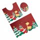 thumbnail image 4 of de de antideslizantes de navideño de 3 piezas, adhesivo para inodoro 5, 4 of 9