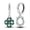 No.15, variant on NARMO Women Original 925 Sterling Silver Hoop Earrings AAA CZ Bohemian Feather Jewelry Gift