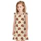 thumbnail image 1 of Fotbe Fall Turkey Vestido de Dormir para Niñas de 3 a 10 Años, Mangas Cortas, Estilo Princesa, Pijama Camisón con Mangas Voladas-X-Large, 1 of 6