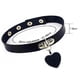 thumbnail image 3 of Collar Gótico Punk Para Mujer, Gargantilla De Corazón De Cuero Pu Ajustable A La Moda, Joyería De Hip Hop Monstrate AP007456-03, 3 of 6