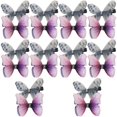 thumbnail image 4 of Girl Hair Accessories Hair Butterflies Clips Chiffon Material Adjustable Fairy Style Daily Wear 4.5x3cm 20Pack, 4 of 5