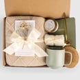 thumbnail image 2 of Mint Green Self Care Gift Basket Set for Birthday and Holiday Gifting, 2 of 5
