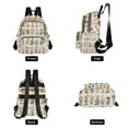 thumbnail image 4 of FORMRS Mini Backpack Purse for Women Travel Daypack Casual Shoulder Bag, Red Floral, 4 of 7