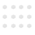 thumbnail image 1 of Matsuzay 12 unids/set 3D espejo hexagonal extraíble etiqueta de la pared calcomanía decoración del hogar arte DIY - rojo - 200x170x100mm Decoración del hogar Plata 80x70x40mm, 1 of 6