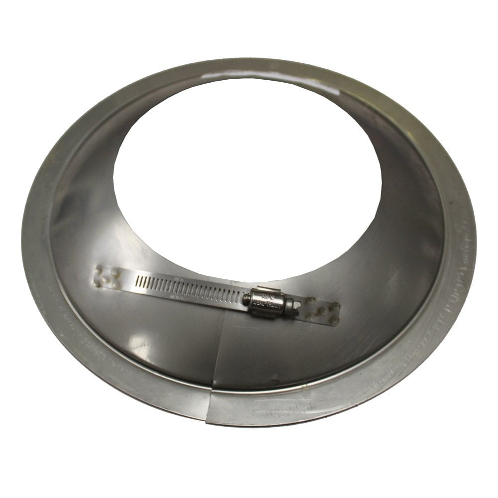 HeadFab Storm Collar 6 Inch SS, Seals around the vent By Heat Fab From