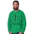 thumbnail image 5 of You Decide Happy Sad Emoticon Cute Long Sleeve TShirt Men Women Brisco Brands 2X, 5 of 6