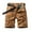 Coffee, variant on NAFUU Men's Camo Cargo Shorts Relaxed Fit Multi-Pocket Outdoor Camouflage Cargo Shorts Lightweight Casual Wear Slim Fit Hiking Shorts Comfy Baggy Shorts