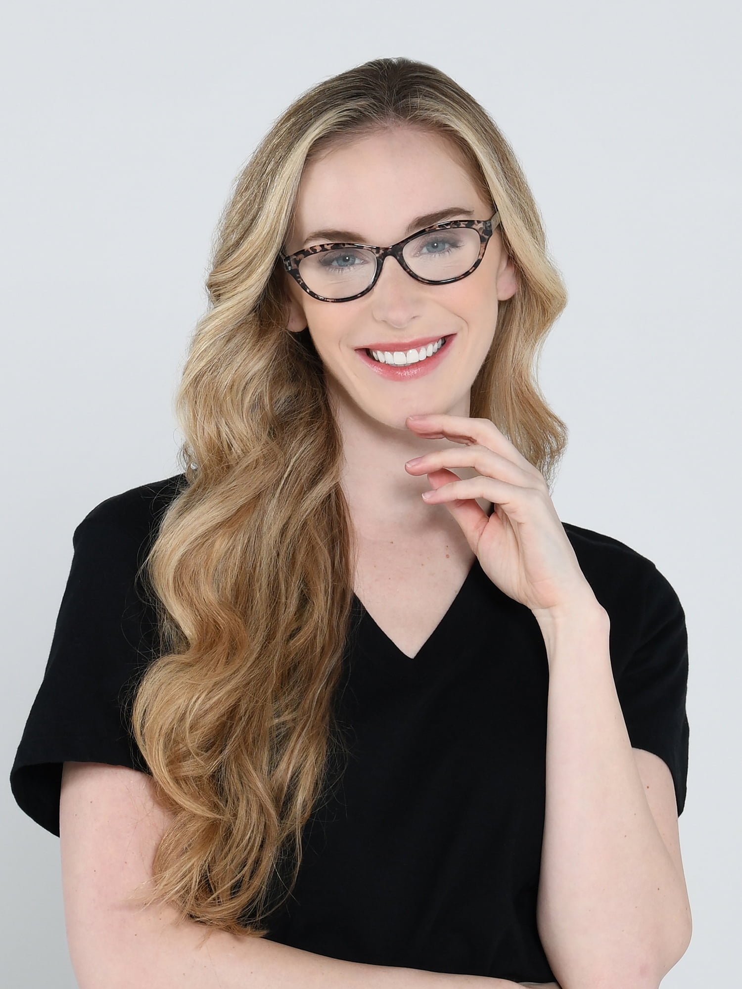Foster Grant 2-Pack Black Cat Eye Reading Glasses