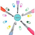 thumbnail image 1 of 5-piece Crochet Tool Set, Ergonomic Size And Yarn Needle, Easy To Handle Suitable For Handwork - 6.5mm ~ 10mm, 1 of 5