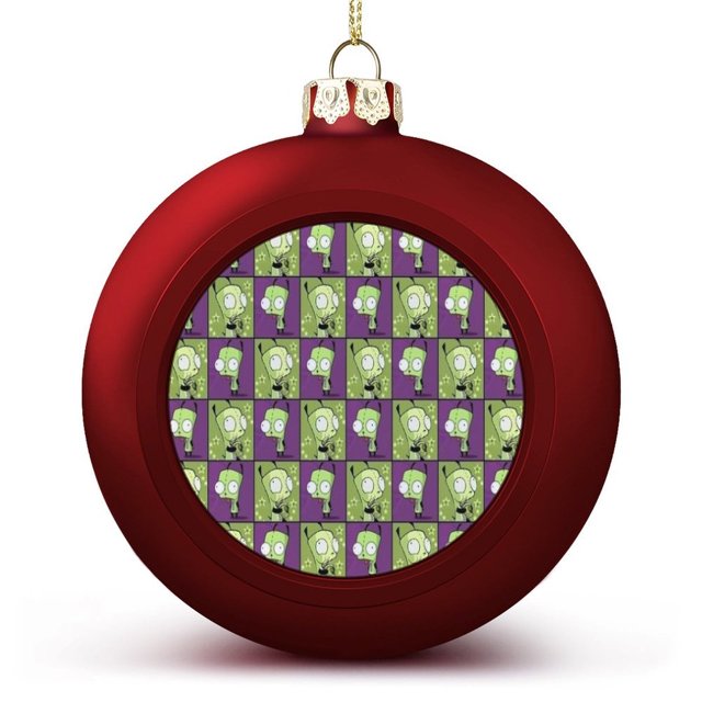 Bolas de Navidad Invasor Zim Adornos colgantes de Navidad Adornos para árbol de Navidad