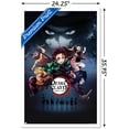 thumbnail image 3 of Demon Slayer - Key Visual 3 Wall Poster, 22.375" x 34" Framed, 3 of 6