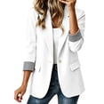 thumbnail image 3 of Taqqpue Lady's Spring/summer Style Three-quarter Sleeve Business Coat, 3 of 9