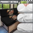 thumbnail image 6 of XYZCANDO American Flag Eagle RV Dinette Cushions Universal Camper Accessories Stretchable Cushion Covers for Couches and Sofas Comfortable Loveseat Sofa Chair Cover Furniture Protector Black, 6 of 7