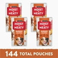 thumbnail image 3 of Purina Moist & Meaty Dry Dog Food, Soft Beef Burger with Cheddar Cheese, 6 oz Pouch (36 Pack), 3 of 12