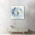 thumbnail image 2 of 40" x 40" Watercolor Abstract Gray Blue Flower Canvas Wall Art, 2 of 3