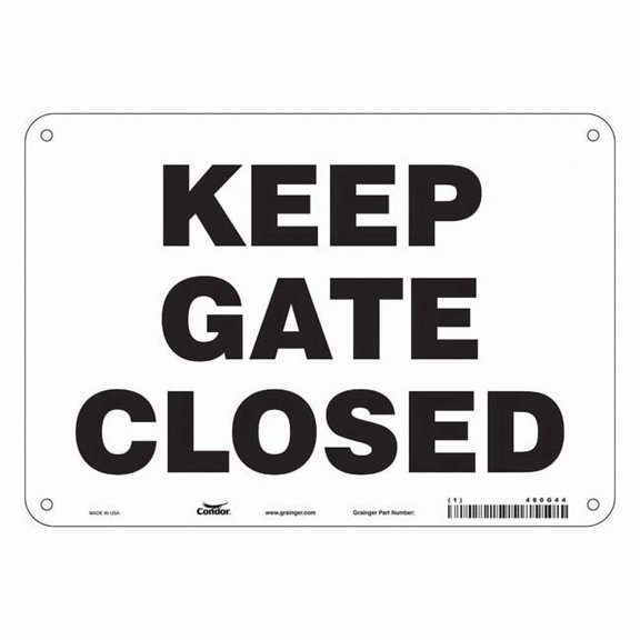 Condor Safety Sign,7 in x 10 in,Aluminum 480G44