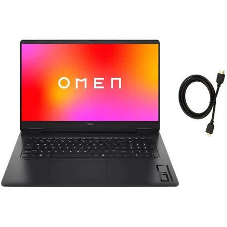 HP OMEN 17.3"1920 x 1080 144Hz Gaming Laptop | AMD Ryzen AI 9 365( Beat C7-155H)| GeForce RTX 5060 8 GB | Black | 32GB RAM DDR5 | 1024GB SSD | Windows 11 Home | Bundle with HDMI Cable