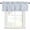 Light Blue Gray Blue, variant on Light Purple Flowers Rod Pocket Curtain Valance, Spring Vintage Flowers Rustic Plants Farmhouse Window Valance for Living Room, Bedroom, Kitchen 42"W x 18"L