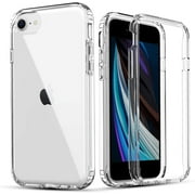 iPhone SE 2020 Case, Townshop Full-Body Heavy Duty Shockproof Hybrid Case for Apple iPhone SE (2020) / iPhone 8 / iPhone 7 - Clear