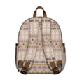thumbnail image 3 of Boho Bohemia Geometric Line Art Backpack Backpack for School,Cute School Bag,Schoolbag with Adjustable Shoulder Straps & Padded Back,13.8"x11.4"x6", 3 of 6