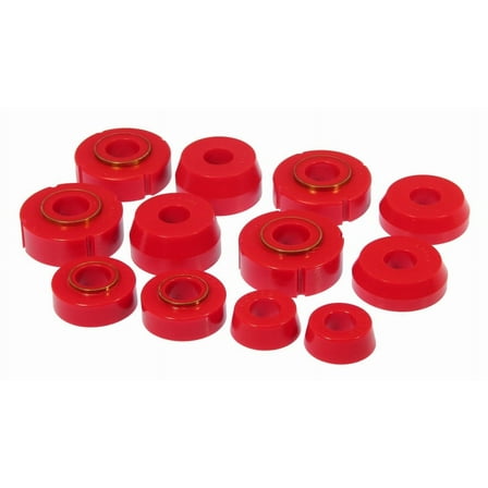 Prothane 66-79 Ford F100-350 2wd Body Mount - Red Fits select: 1978 FORD F150, 1978-1979 FORD F250