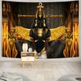 thumbnail image 3 of Egyptian Tapestry, Ancient Egypt Civilizations Anubis Thoth Tapestry Wall Hanging For Bedroom, Tapestries Poster Blanket College Dorm Home Decor 60X40Inches, 3 of 4