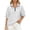 White_#06, variant on Sewkxo Womens Polka Dot Jackets Half-Zip Windbreaker Jacket Stand Collar Drawstring Hem Outerwear Trendy Casual Coats,Green S