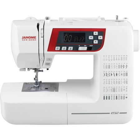 Janome 49360 High-End Quilting and Sewing Machine with 60 Stitches, LCD Screen &