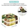thumbnail image 5 of Sloth Travel Portable Square Jewelry Box Organizer for Girls and Women with Ring Earring Necklace Bracelet Storage Display Case Holder, 5 of 6