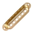 thumbnail image 3 of MERIGLARE 3 Pieces Single SSS Humbucker Pickup Cover Guitar Accessories Plastic Golden, 3 of 9