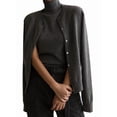 thumbnail image 3 of Womens Cardigan Sets 2 Piece Long Sleeve Shrug Top Cropped Cardigan Jackets with Vest Dark Gray Set S, 3 of 9