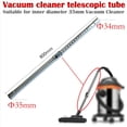 thumbnail image 2 of 2X Metal Telescopic Pipe Straight Tube Extension Tube for All Type Vacuum Cleaner Accessories Not Brush Filter 35mm, 2 of 2