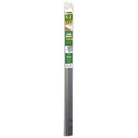 

2 x 3 Silver Self Adhesive Door Sweep Seals Gaps Up To 1-1/4 Easy T Only One