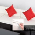 thumbnail image 4 of 7-Piece Cream White Rattan Wicker Patio Sofa Set with Coffee Table - Outdoor Sectional for Garden, Deck & Yard - Durable PE Rattan & Steel Frame, 4 of 7
