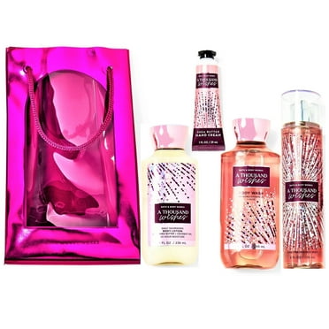 Bath & Body Works A Thousand Wishes Gift Bag Set, Includes Fragrance Mist, Shower Gel, Lotion, Hand Cream