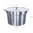 thumbnail image 2 of OLLA DE ALUMINIO PURO GRANDE ESTIBABLE No. 60 CON TAPA LA MEXICANA, 2 of 3