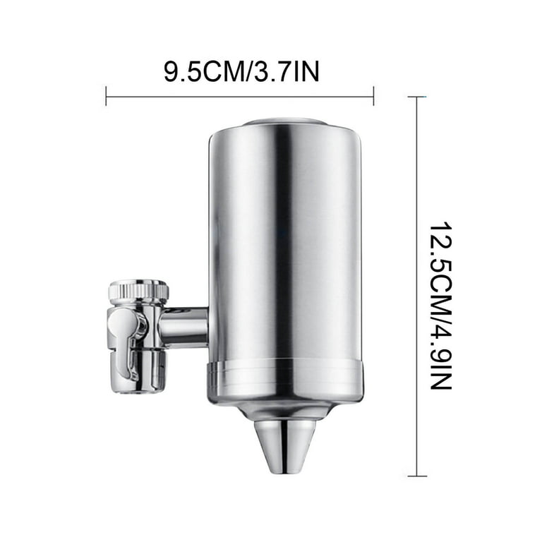 PUR PLUS Faucet Mount Water Filtration System, Horizontal, Brass, PFM410F 