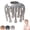 White, variant on Migraease Electric Head Massager, Migraease Scalp Massager, 360° Adjustable with 5 Customizable Modes, Waterproof and Easy to Clean, Automatic Shutdown Design, Suitable for Head