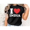 thumbnail image 2 of Cool I Love India Independence Day Patriotic Travel Gift T-Shirt Indian Citizen Resident Visitor Truism Presents Tshirt, 2 of 10