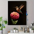 thumbnail image 4 of Flower Hummingbird Canvas Wall Art Home Decor for Living Room Bedroom Dining Room Hallway Office Kitchen, 4 of 8