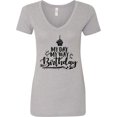 thumbnail image 3 of Inktastic My Day My Way My Birthday Women's V-Neck T-Shirt, 3 of 5