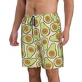 thumbnail image 2 of Kdxio Cute Avocado Pattern Mens Casual Shorts - Drawstring Summer Beach Sports Shorts for Men, 2 of 9