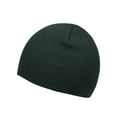 thumbnail image 2 of Top Headwear Solid Winter Short Beanies, Forest Green, 2 of 4