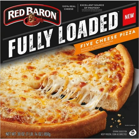 Red Baron Fully Loaded Five Cheese Frozen Pizza - 27.13oz